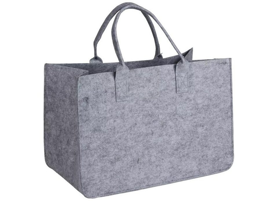 BURI Tragetasche Filztasche Kamin Brennholz Korb Tragen Shopper Aufbewahrung Einkäufe - kuhlmann.hausgeraete