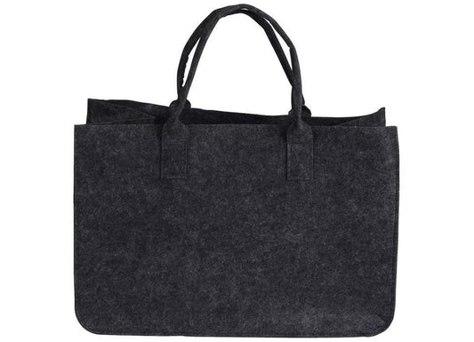 BURI Tragetasche Filztasche Kamin Brennholz Korb Tragen Shopper Aufbewahrung Einkäufe - kuhlmann.hausgeraete