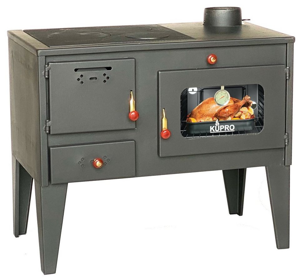 DanDiBo Grillkamin Outdoor Kaminofen mit Backfach und Herdplatte Gartenofen Küche Ofen - kuhlmann.hausgeraete