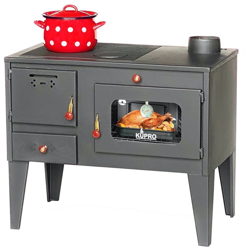DanDiBo Grillkamin Outdoor Kaminofen mit Backfach und Herdplatte Gartenofen Küche Ofen - kuhlmann.hausgeraete