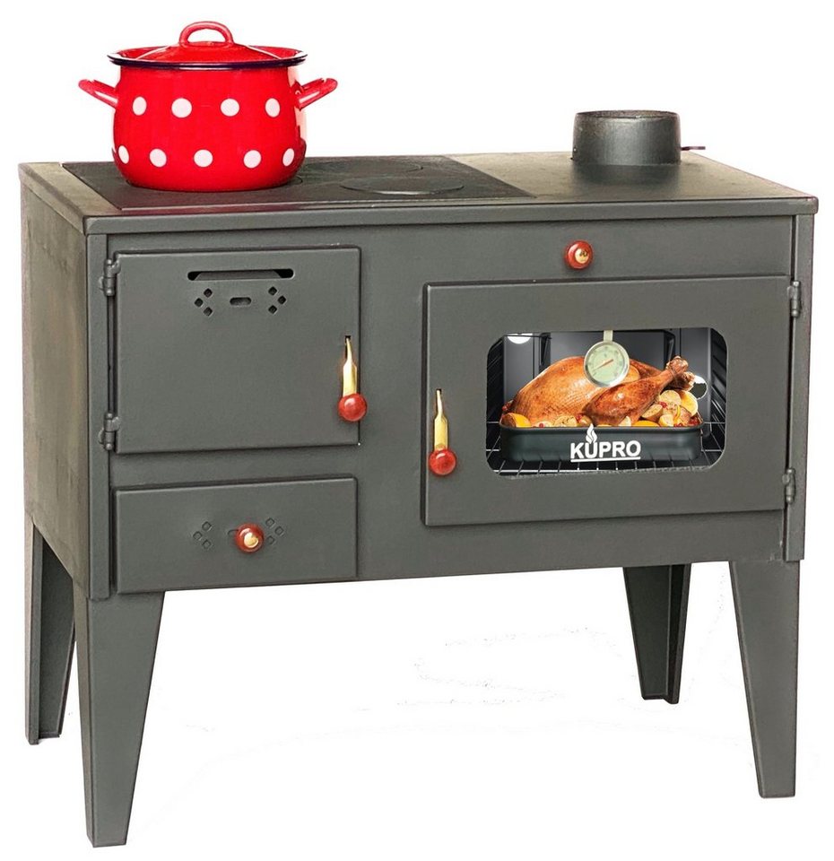 DanDiBo Grillkamin Outdoor Kaminofen mit Backfach und Herdplatte Gartenofen Küche Ofen - kuhlmann.hausgeraete