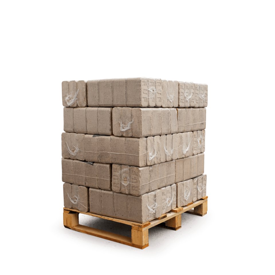 HEIZFUXX Holzbriketts RUF Original Red, 300 kg, (Palette, 30-St)