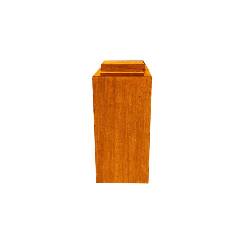 HOME DELUXE Feuerstelle Holzlege PAULO, (1-St), Made in Germany- Edelstahl Rostoptik