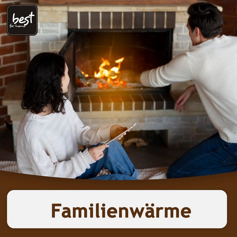 Best for Home Holzbriketts 100% Buche 25 cm oder 33 cm - bereit für den Herd, Holz