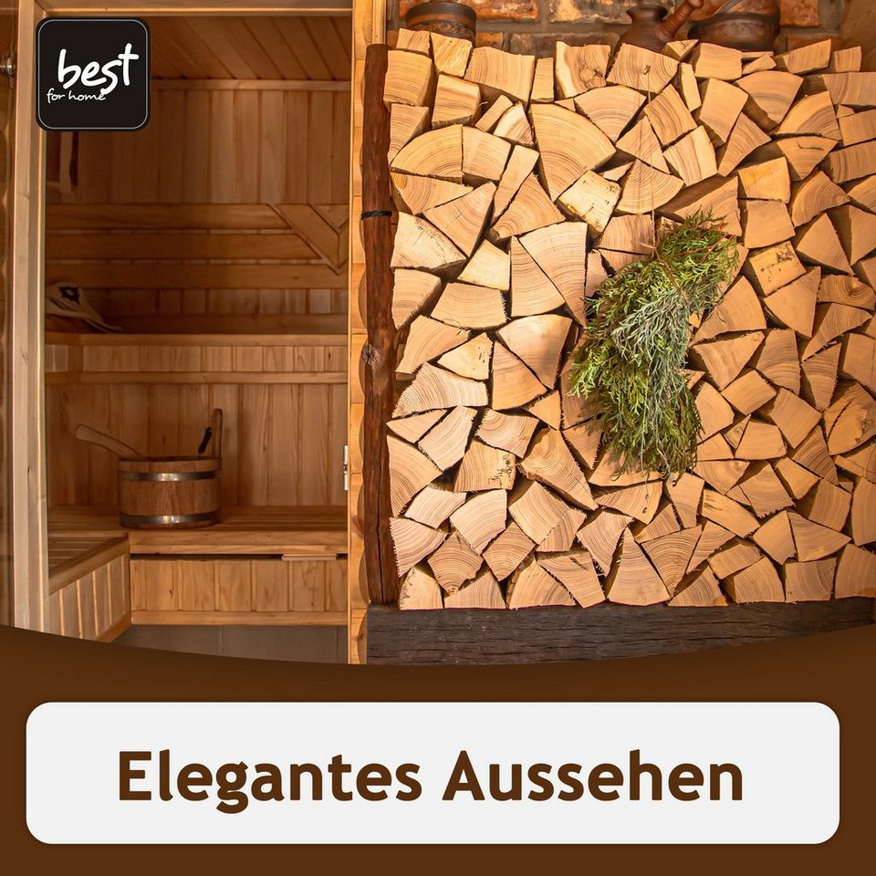 Best for Home Holzbriketts 100% Buche 25 cm oder 33 cm - bereit für den Herd, Holz
