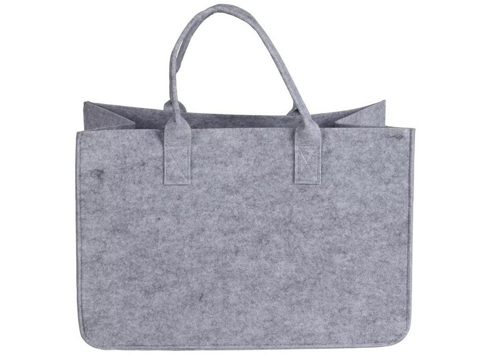 BURI Tragetasche Filztasche Kamin Brennholz Korb Tragen Shopper Aufbewahrung Einkäufe - kuhlmann.hausgeraete
