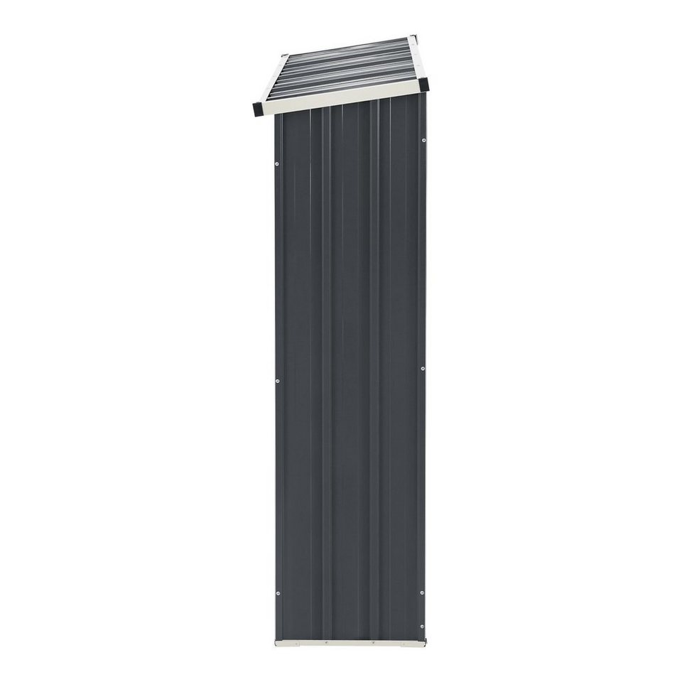 casa.pro Kaminholzregal, BxTxH:155x45x157 cm, »Kalmar« Brennholzunterstand aus Stahl Anthrazit - kuhlmann.hausgeraete