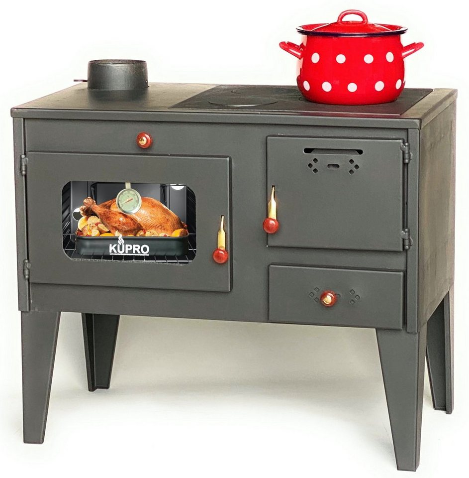DanDiBo Grillkamin Gartenofen Outdoor Kaminofen mit Backfach und Herdplatte Kamin Ofen - kuhlmann.hausgeraete