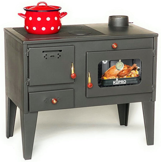 DanDiBo Grillkamin Outdoor Kaminofen mit Backfach und Herdplatte Gartenofen Küche Ofen - kuhlmann.hausgeraete