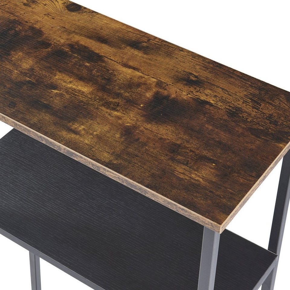 en.casa Kaminholzregal, BxTxH:60x30x112 cm, »Turku« mit Ablagen aus Stahl für Innen - kuhlmann.hausgeraete