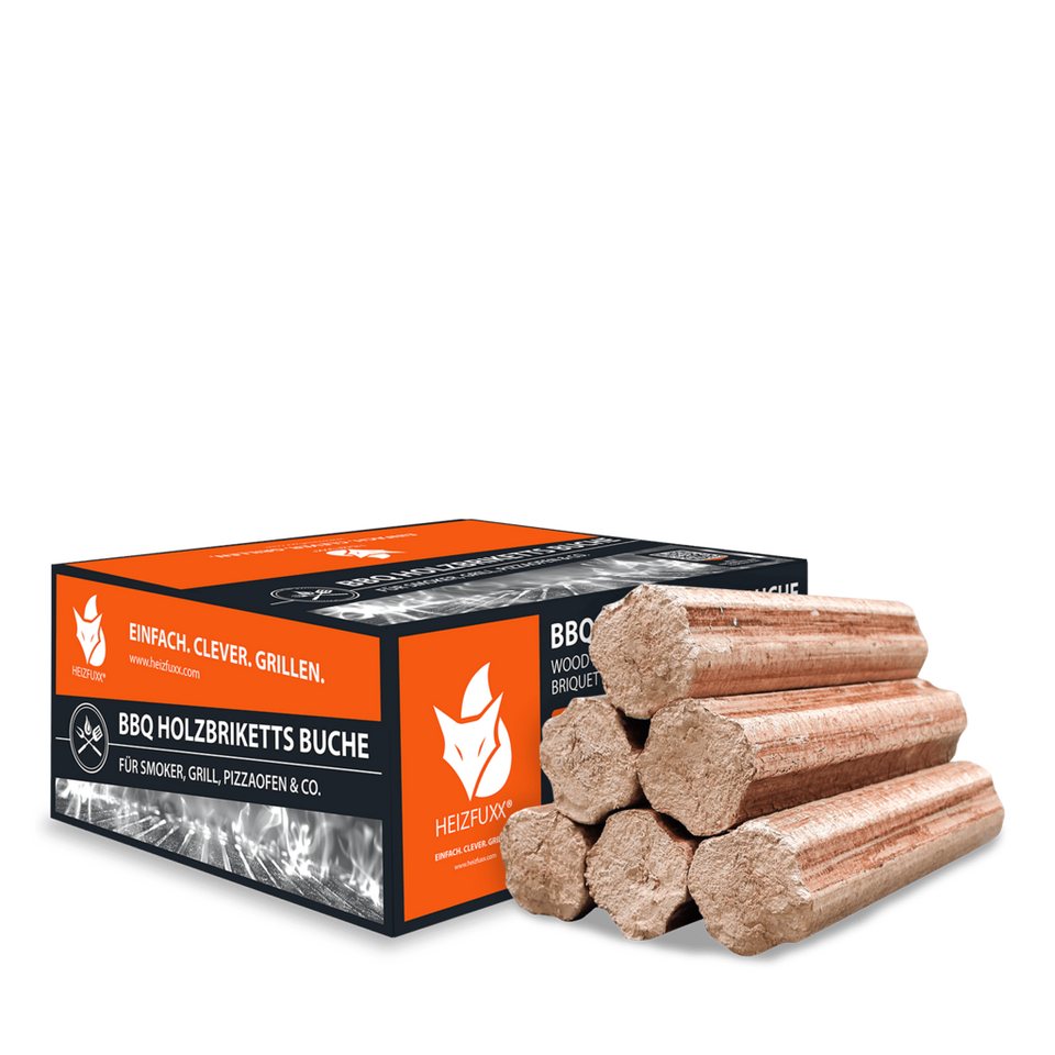 HEIZFUXX Holzbriketts, 972 kg, (Palette, 54 - St) - kuhlmann.hausgeraete