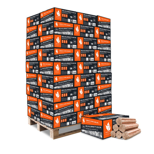 HEIZFUXX Holzbriketts, 972 kg, (Palette, 54 - St) - kuhlmann.hausgeraete
