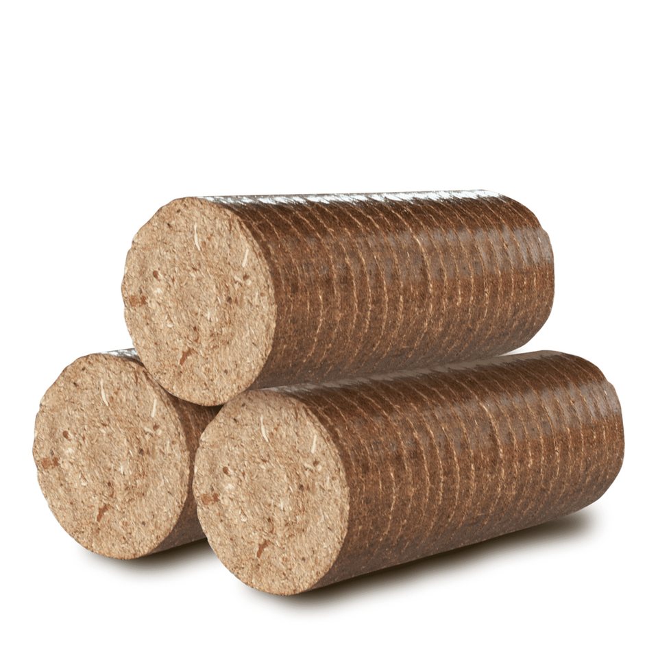 HEIZFUXX Holzbriketts Nestro XL Red, 300 kg, (Palette, 30 - St) - kuhlmann.hausgeraete