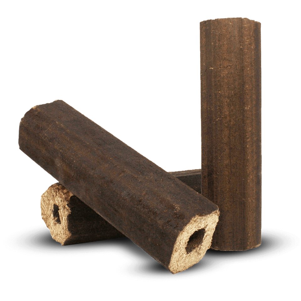 HEIZFUXX Holzbriketts PiniKay Octagon, 300 kg, (Palette, 30-St)