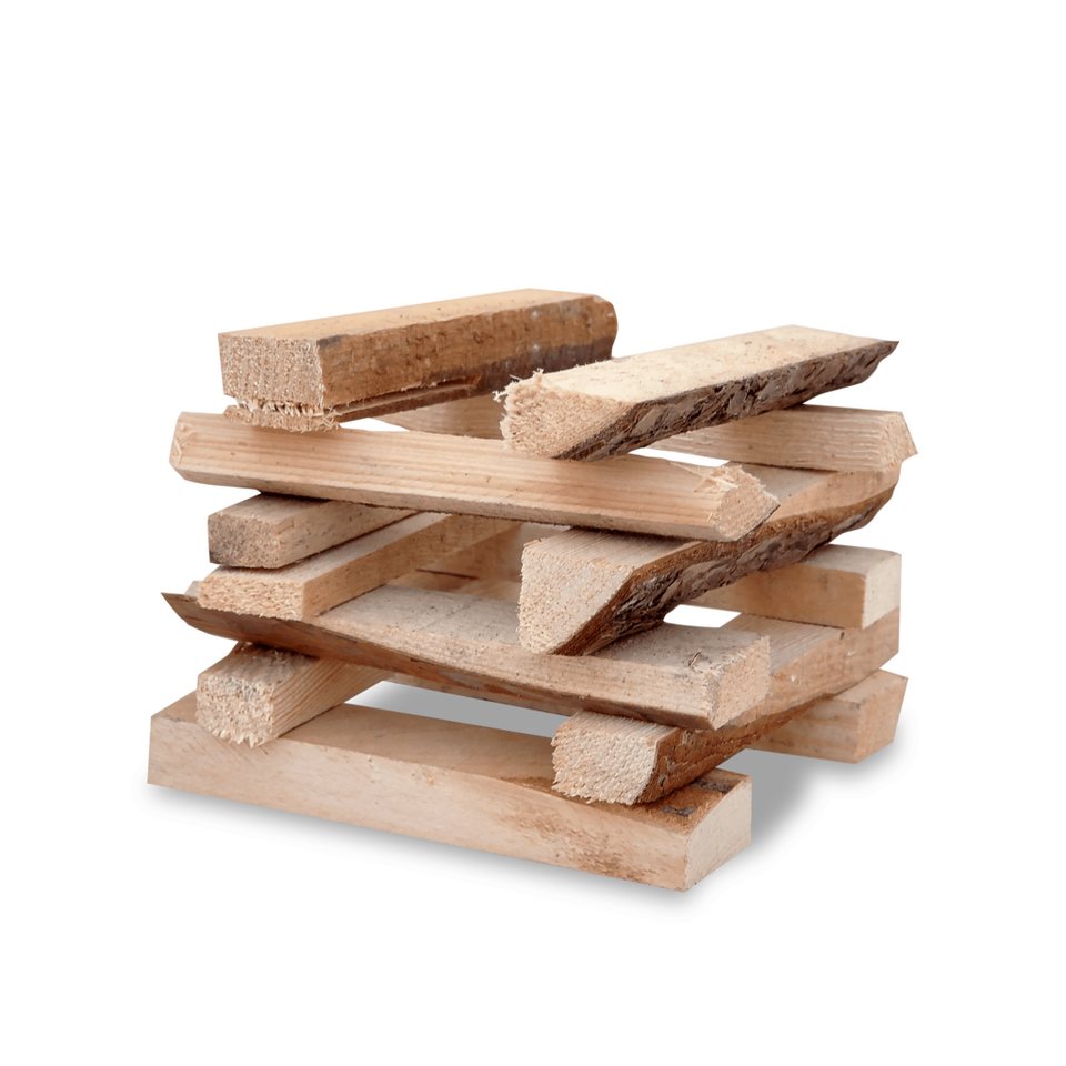 HEIZFUXX Kaminholz Blue 18cm, 192 kg, (Palette, 96 - St) - kuhlmann.hausgeraete