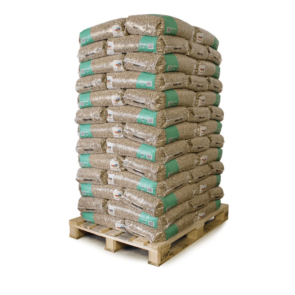 Holzpellets Premium, 975 kg, (Palette, 65 - St) - kuhlmann.hausgeraete