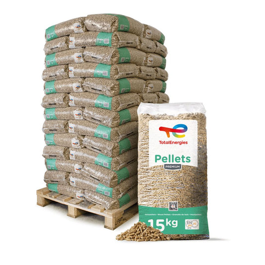 Holzpellets Premium, 975 kg, (Palette, 65 - St) - kuhlmann.hausgeraete