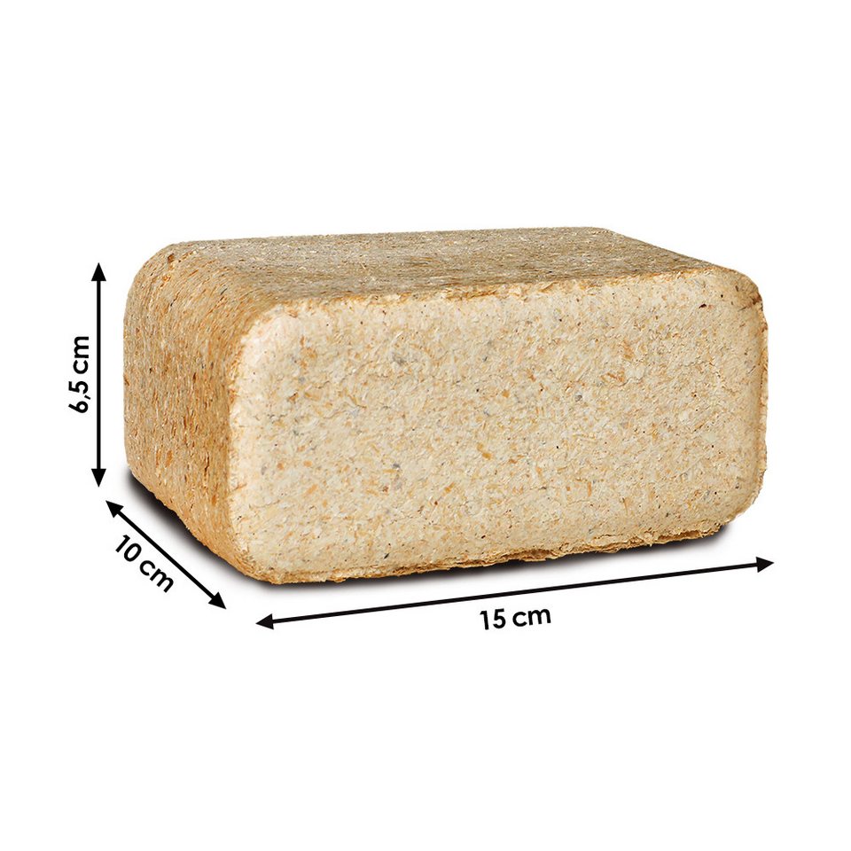 JSM - Brennholz Holzbriketts Holzbriketts aus Kiefernholz (100% Kiefer), 20 kg, Material: Kiefernholz - kuhlmann.hausgeraete
