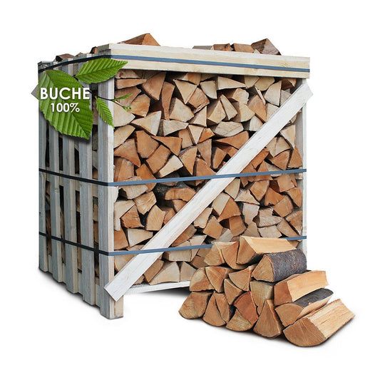 JSM-Brennholz Kaminholz JSM-Brennholz Kaminholz Buche 1,6 SRM / 1 RM - 1 Palette, Buche