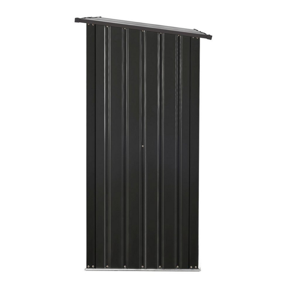 Juskys Kaminholzregal Enno, 1 m² Grundfläche, wetterfeste, stabile Konstruktion