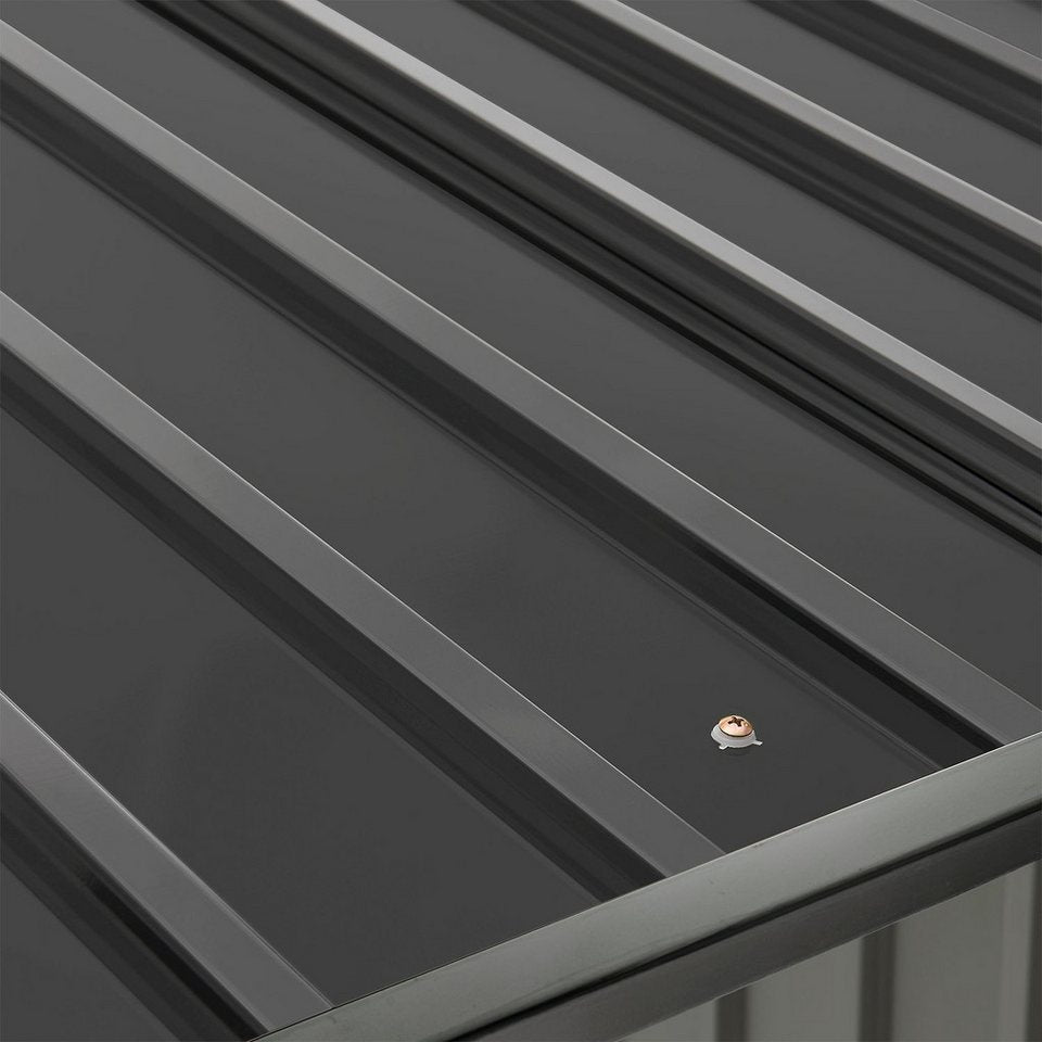 Juskys Kaminholzregal Enno, 1 m² Grundfläche, wetterfeste, stabile Konstruktion