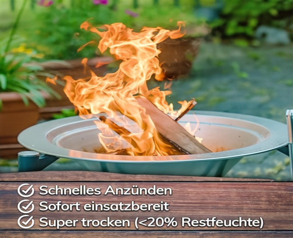 Landree Holzhof Kaminholz Anfeuerholz Anzündholz lose (ohne Netz - plastikfrei), 10 kg, 100% natürlich, Nadelholz aus nachhaltig bewirtschafteten Wäldern