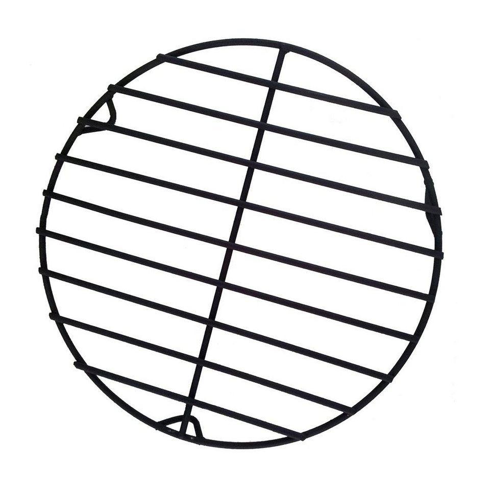 Linder Exclusiv GmbH Holzkohlegrill Feuersäule inkl. Feuerrost und Schürhaken - H: 60cm - D: 40cm