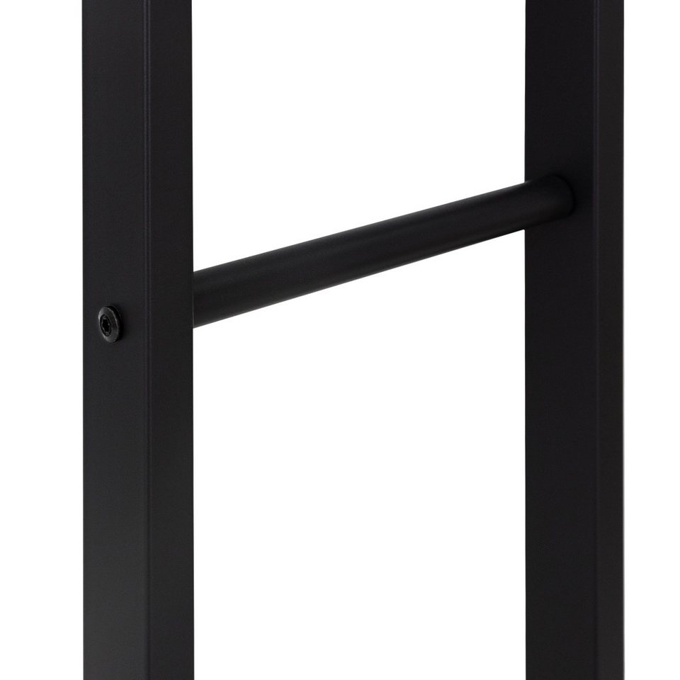 ML - DESIGN Kaminholzregal Indoor Feuerholzregal Stapelhilfe für Brennholz Design Kaminholzlager, BxTxH:40x25x100 cm, Brennholzregal zum Lagern von Kantholz aus pulverbeschichtetem Stahl - kuhlmann.hausgeraete