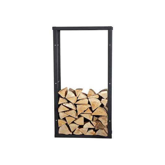 Mucola Kaminholzregal Kaminholzständer Brennholzregal Kaminholzablage Holzregal, BxTxH:60x25x100 cm, (Stück, 1 - St., Holzregal), Pulverbeschichtet - kuhlmann.hausgeraete
