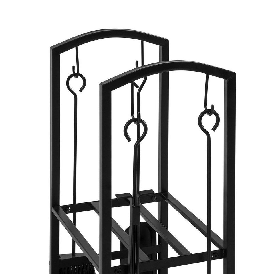 SoBuy Kaminholzregal SDA, BxTxH:46x30x75 cm, Brennholzregal Kaminholzständer Feuerholzablage Feuerholzregal - kuhlmann.hausgeraete
